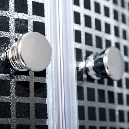 Душевая кабина Deto L 809 N без крыши BLACK 