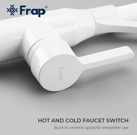 Смеситель для кухни Frap F4552-8 Белый 