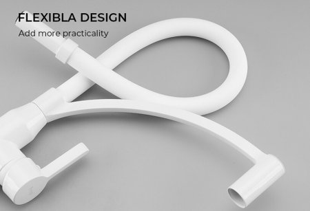 Смеситель для кухни Frap F4552-8 Белый 