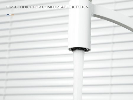 Смеситель для кухни Frap F4552-8 Белый 