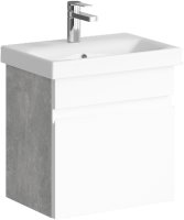 Тумба под раковину Aqwella Smart 50 SRT0105BS подвесная Бетон светлый