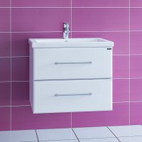 Тумба Санта Омега 60 подвесная с умывальником Фостер 60