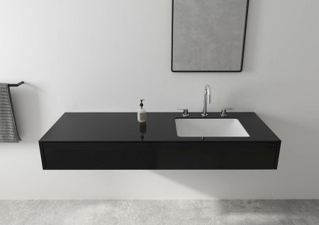 Смеситель для раковины Hansgrohe Vernis Shape 71563670 Черный матовый 