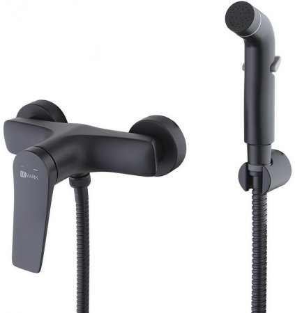 Гигиенический душ со смесителем Lemark Bronx LM3718BL Черный 