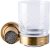Стакан для зубных щеток Boheme Royal Cristal 10924-BR Бронза 