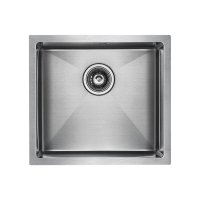 Мойка кухонная Paulmark Weser PM804844-BS брашированная нержавеющая сталь