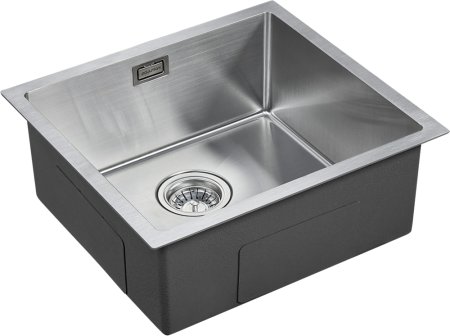 Мойка кухонная Paulmark Weser PM804844-BS брашированная нержавеющая сталь 