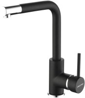 Смеситель Paulmark Honner Ho212018-418 для кухонной мойки, черный металлик Смеситель Paulmark Honner Ho212018-418 для кухонной мойки, черный металлик