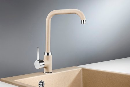 Смеситель Granula GR-0041 для кухонной мойки, песок 