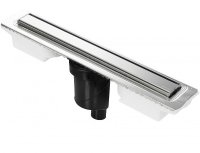 Душевой лоток Berges B1 Keramik 700 090018 с решеткой Хром матовый