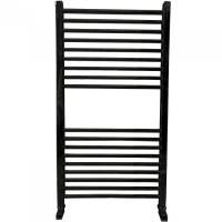 Полотенцесушитель водяной Ника Modern ЛМ-2 100/50 с вентилями черный RAL9005