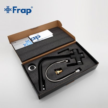 Смеситель для кухни Frap F4352-7 Черный матовый 
