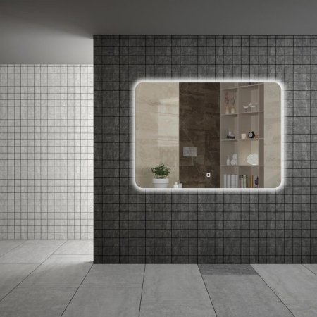 Зеркало Armadi Art Vallessi с круговой тыльной подсветкой 100*70 IP24 543/2 