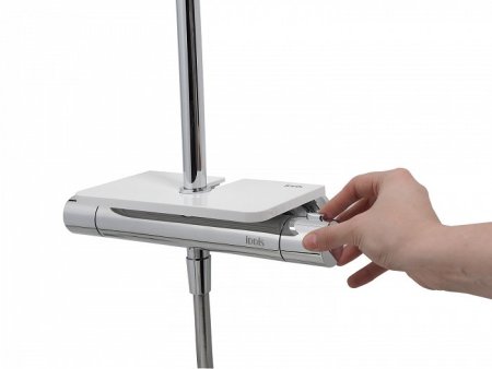 Душевая система IDDIS Termospot TSTSBSTi06 Хром / Белый 