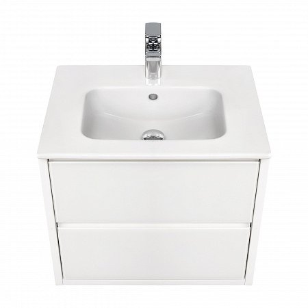 Тумба под раковину Aquaton Римини 60 1A226601RN010 подвесная Белый глянец 