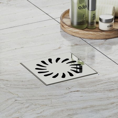 Душевой трап Paini 381A с решеткой Хром 