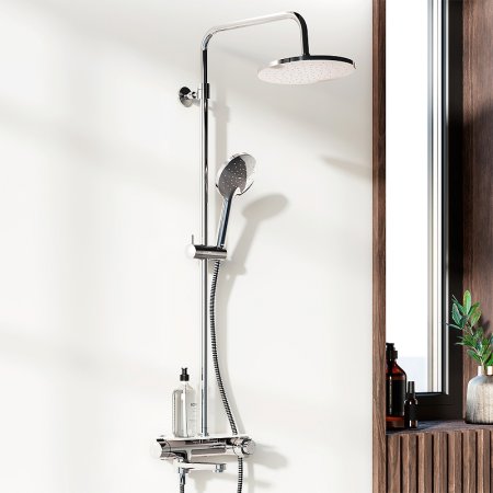 Душевая система Damixa Jupiter 977760000 с термостатом Хром 