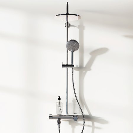 Душевая система Damixa Jupiter 977760000 с термостатом Хром 
