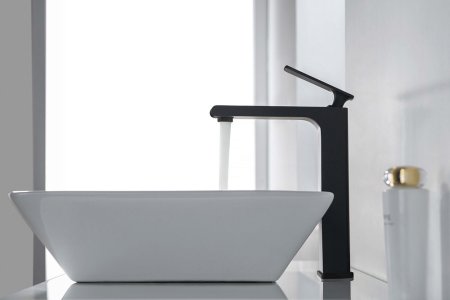 Смеситель Timo Anni 2711/03F для раковины, черный 