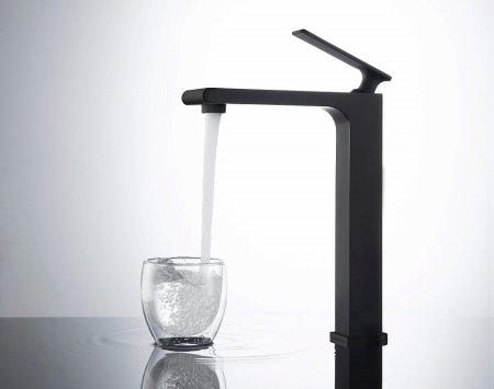 Смеситель Timo Anni 2711/03F для раковины, черный 