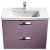 Тумба под раковину Roca The Gap 70 ZRU9302741 подвесная Фиолетовая 