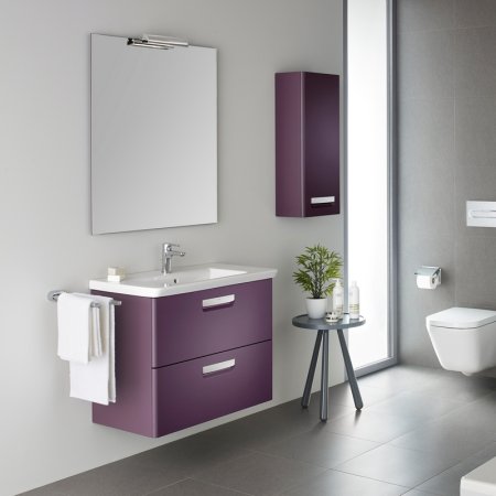 Тумба под раковину Roca The Gap 70 ZRU9302741 подвесная Фиолетовая 