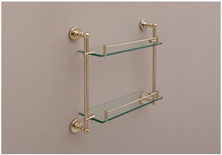 Полка Aquanet 4652 золото двойная 