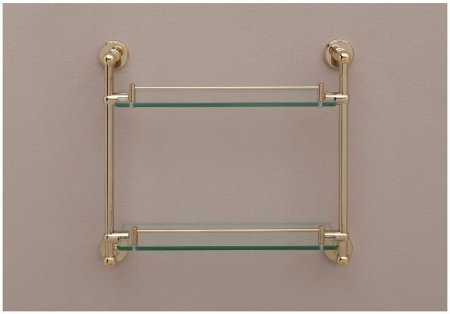 Полка Aquanet 4652 золото двойная 