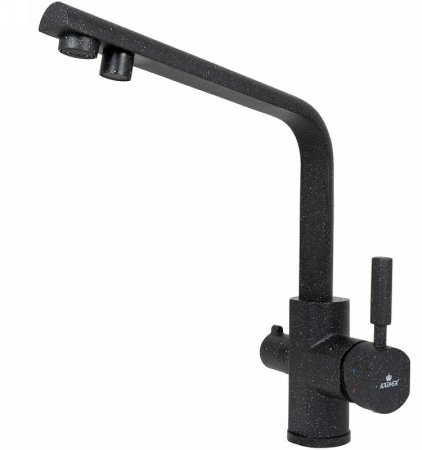 Смеситель для кухни Kaiser Decor 40144-12 Черный мрамор 
