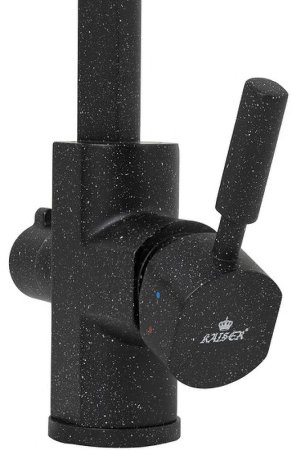 Смеситель для кухни Kaiser Decor 40144-12 Черный мрамор 