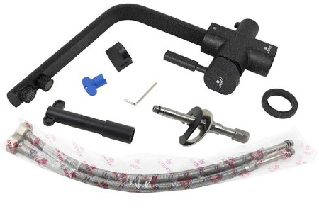 Смеситель для кухни Kaiser Decor 40144-12 Черный мрамор 