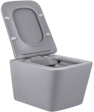 Унитаз Vincea Q-Line VT1-12MG подвесной Серый матовый с сиденьем Микролифт 
