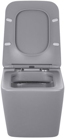 Унитаз Vincea Q-Line VT1-12MG подвесной Серый матовый с сиденьем Микролифт 