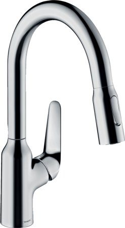Смеситель Hansgrohe Focus M42 71821000 для кухонной мойки, хром 