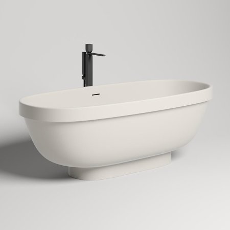 Ванна из искусственного камня Salini Greca 180х80 103121MRF покраска по RAL полностью матовая 