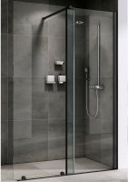 Душевая дверь Abber Komfort 120 AG09120B профиль Черный стекло прозрачное