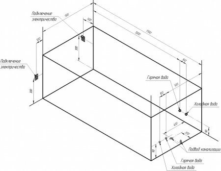 Акриловая ванна Radomir Хельга 2 