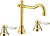 Смеситель для раковины Fiore COLONIALE 02OO0637, золото 