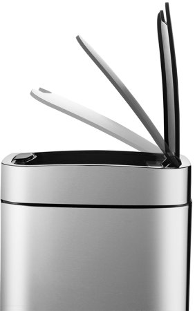 Ведро для мусора WeltWasser Rone MT 12L сенсорное 10000000875 Хром матовый 