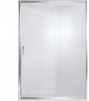 Душевая дверь в нишу River Bering 130 МТ 10000000038 профиль Матовый хром стекло матовое