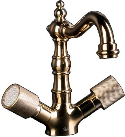 Смеситель для раковины Boheme Royal Cristal 292-Royal Золото 