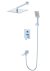 Душевая система встраиваемая WONZON & WOGHAND, Хром (WW-88939016-CR) 