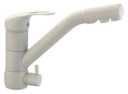 Смеситель для кухонной мойки Zorg Clean Water ZR 400 KF-12 серый шелк 