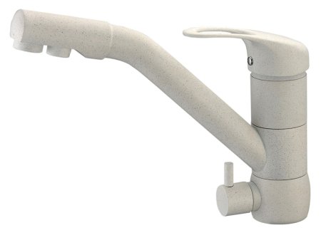 Смеситель для кухонной мойки Zorg Clean Water ZR 400 KF-12 серый шелк 