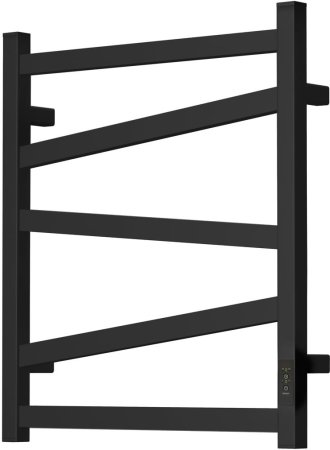 Полотенцесушитель электрический Point Феникс PN15856B П5 500x600, диммер справа, черный 