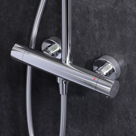 Душевая система AM.PM Gem F0790410 с термостатом Хром 
