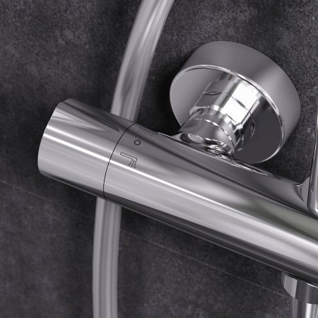 Душевая система AM.PM Gem F0790410 с термостатом Хром 