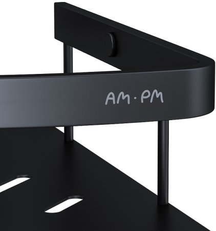 Полка корзина AM.PM Sense L A7454122 угловая Черная матовая 