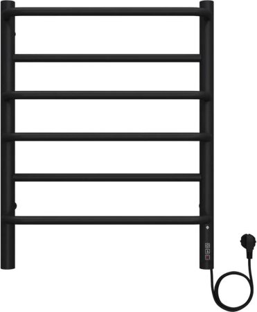 Полотенцесушитель электрический Terminus Евромикс П6 45х60 КС, черный муар 
