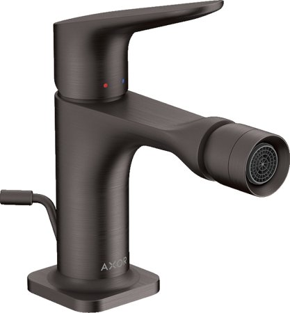 Смеситель Axor Citterio M 34210340 для биде, шлифованный чёрный хром 